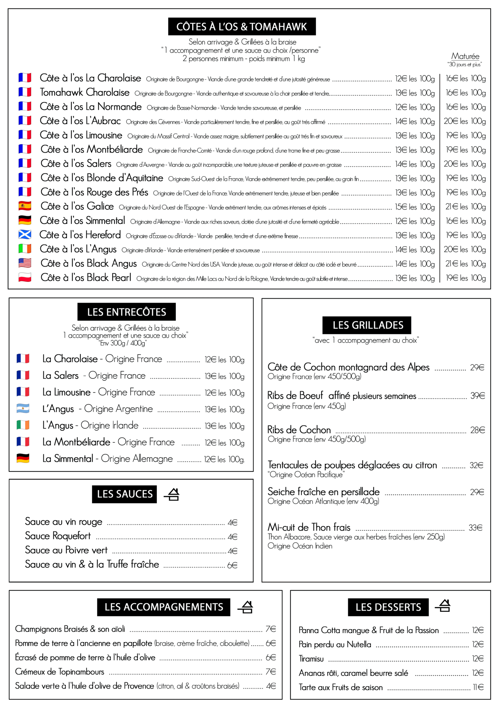 Carte Remane - Restaurant Le Castellet Village